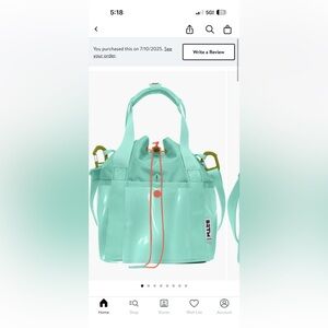 baboon to the moon go-to bucket bag, small